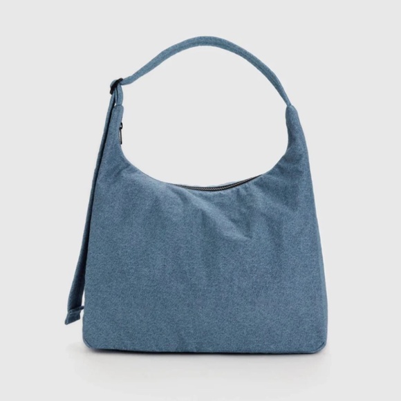 Baggu Nylon Shoulder Bag in Denim - Picture 1 of 3